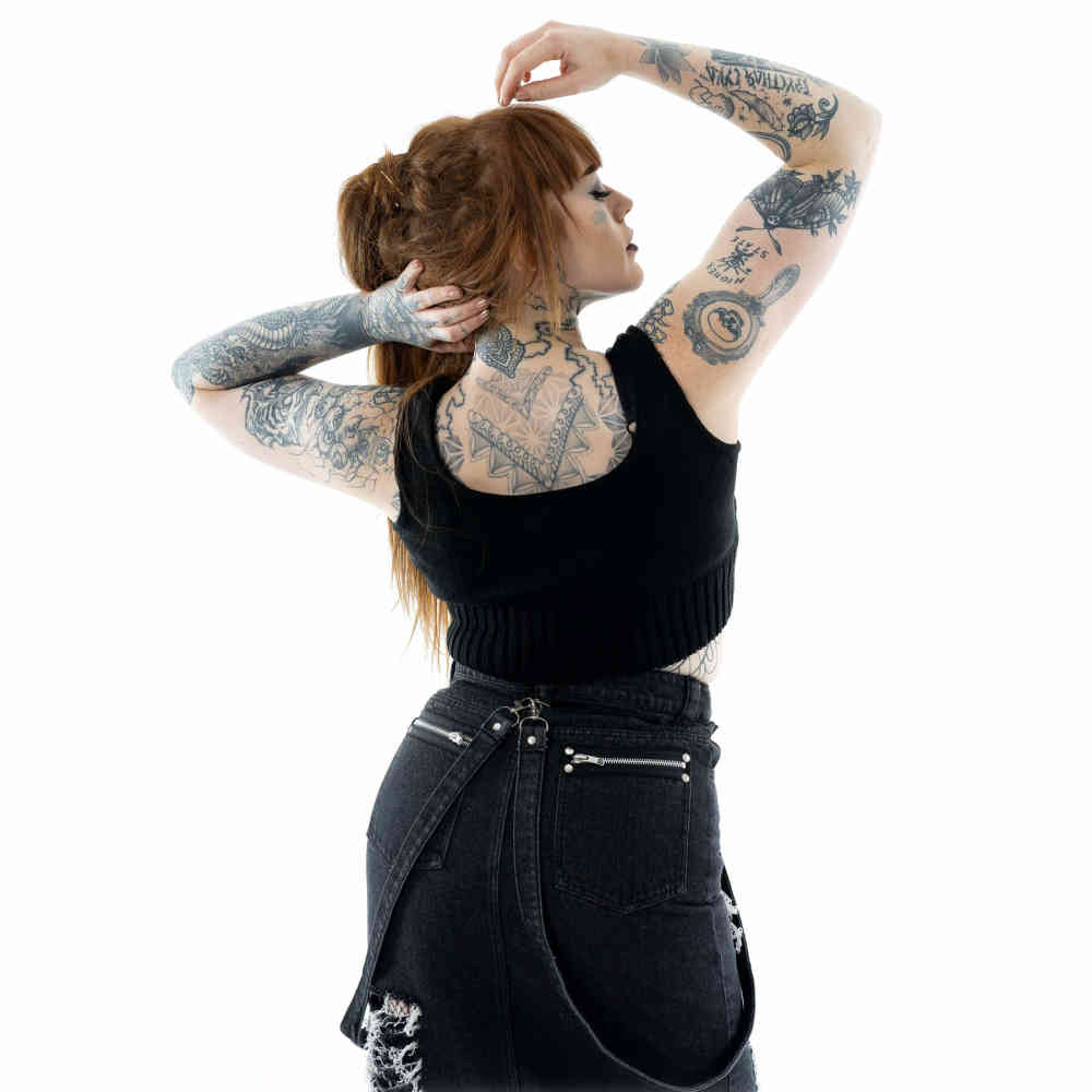 Innocent Lifestyle - Cadence Crop top - Zwart